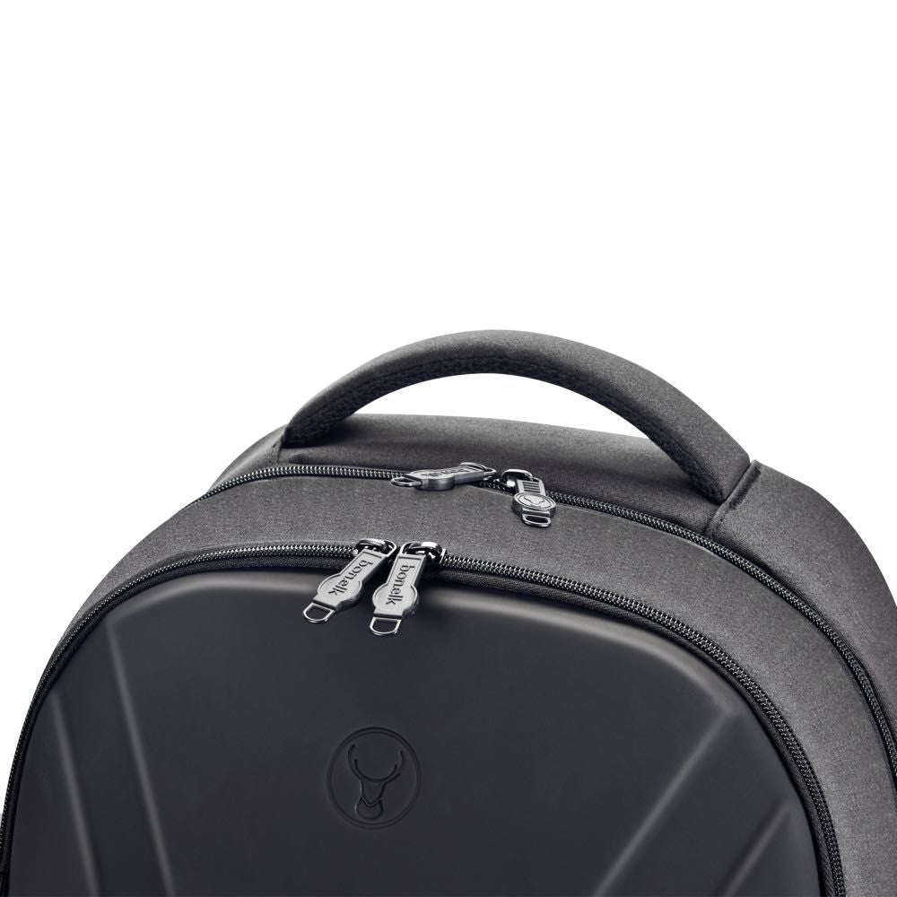 Bonelk Durable 15” 16” Laptop Backpack with Armor Protection - Waterproof & Shockproof for Work, Travel & School (Black)