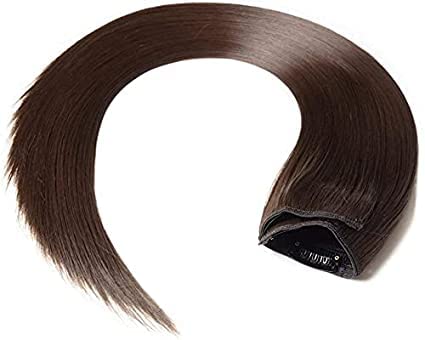 Confidence 5 Clip Straight Hair Extensions for Women & Girls - Natural Looking Remy Human Hair for Daily Styling & Special Occasions