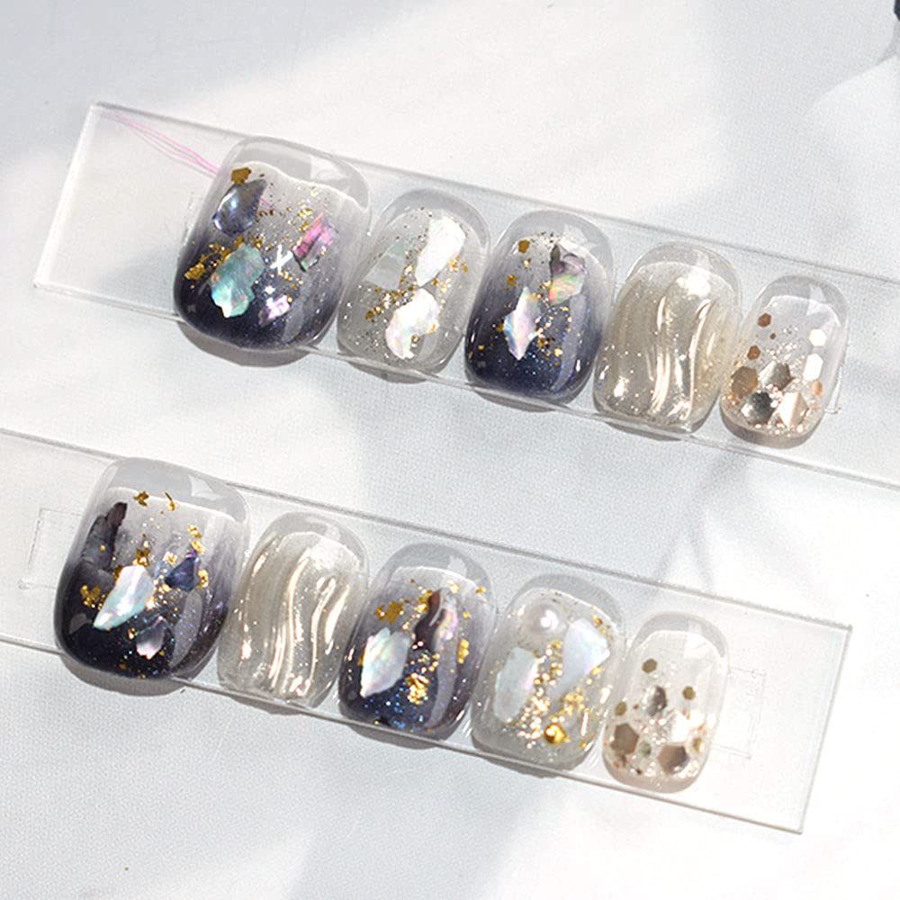 Premium Nail Art Decals - Waterproof DIY Nail Stickers for Gel & Acrylic Nails - Floral, Geometric & Glitter Designs - Perfect for Home Manicures, Parties & Special Occasions