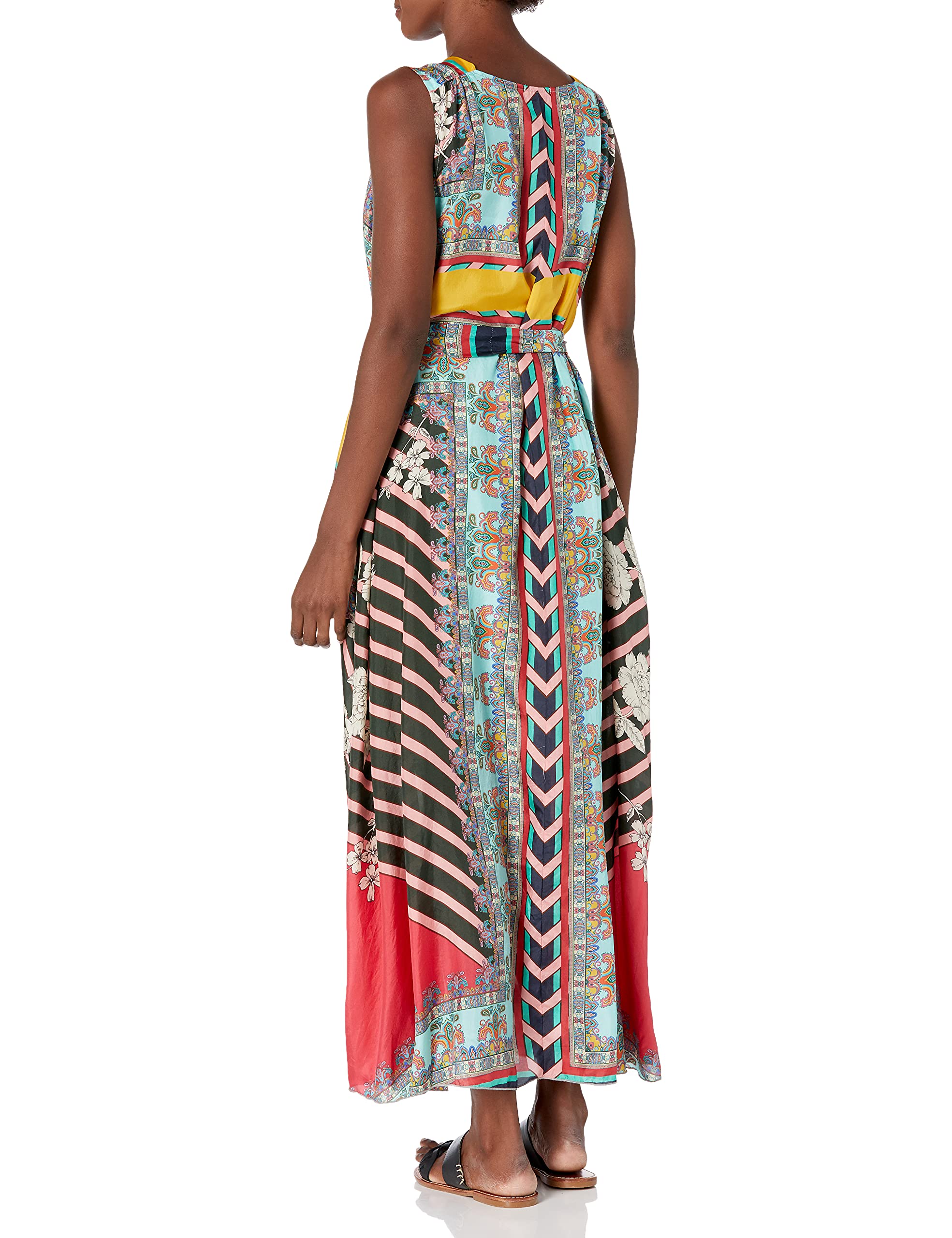 Johnny Was Women's Bohemian Floral Maxi Dress for Summer Beach Vacations & Casual Outings