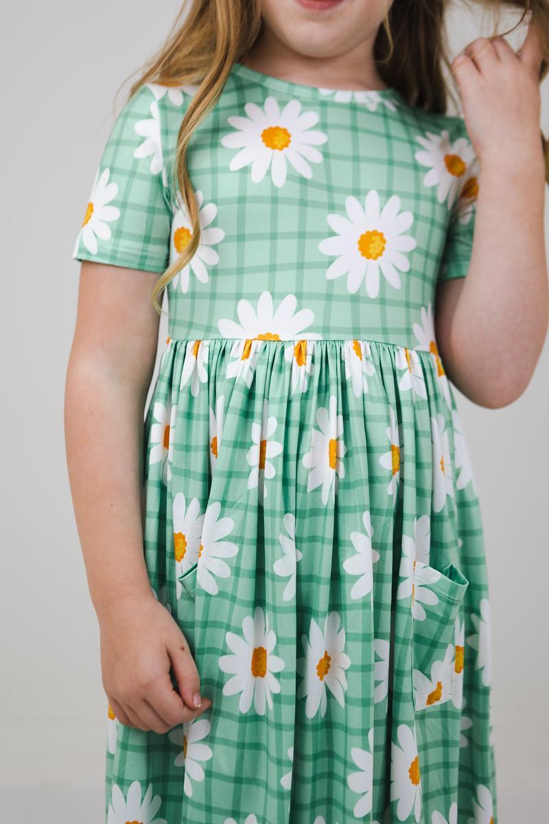 Off the Grid Short Sleeve Pocket Twirl Dress - Summer Casual Flowy Swing Dress for Women, Perfect for Beach Vacations, Picnics & Date Nights