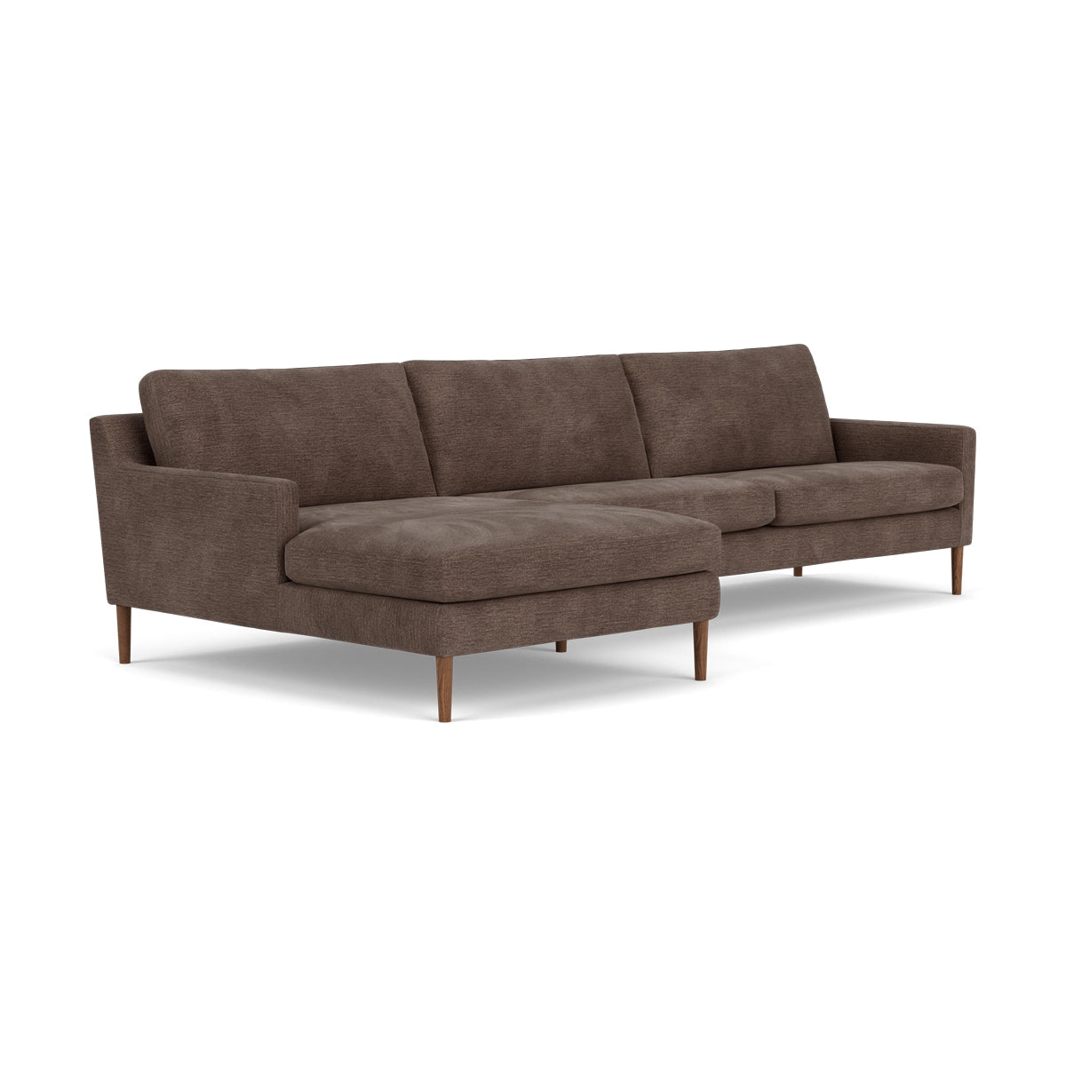 Astha Fabric Left Chaise Sofa - Modern L-Shaped Sectional Couch with Reversible Design for Living Room, Lounge & Home Theater Comfort