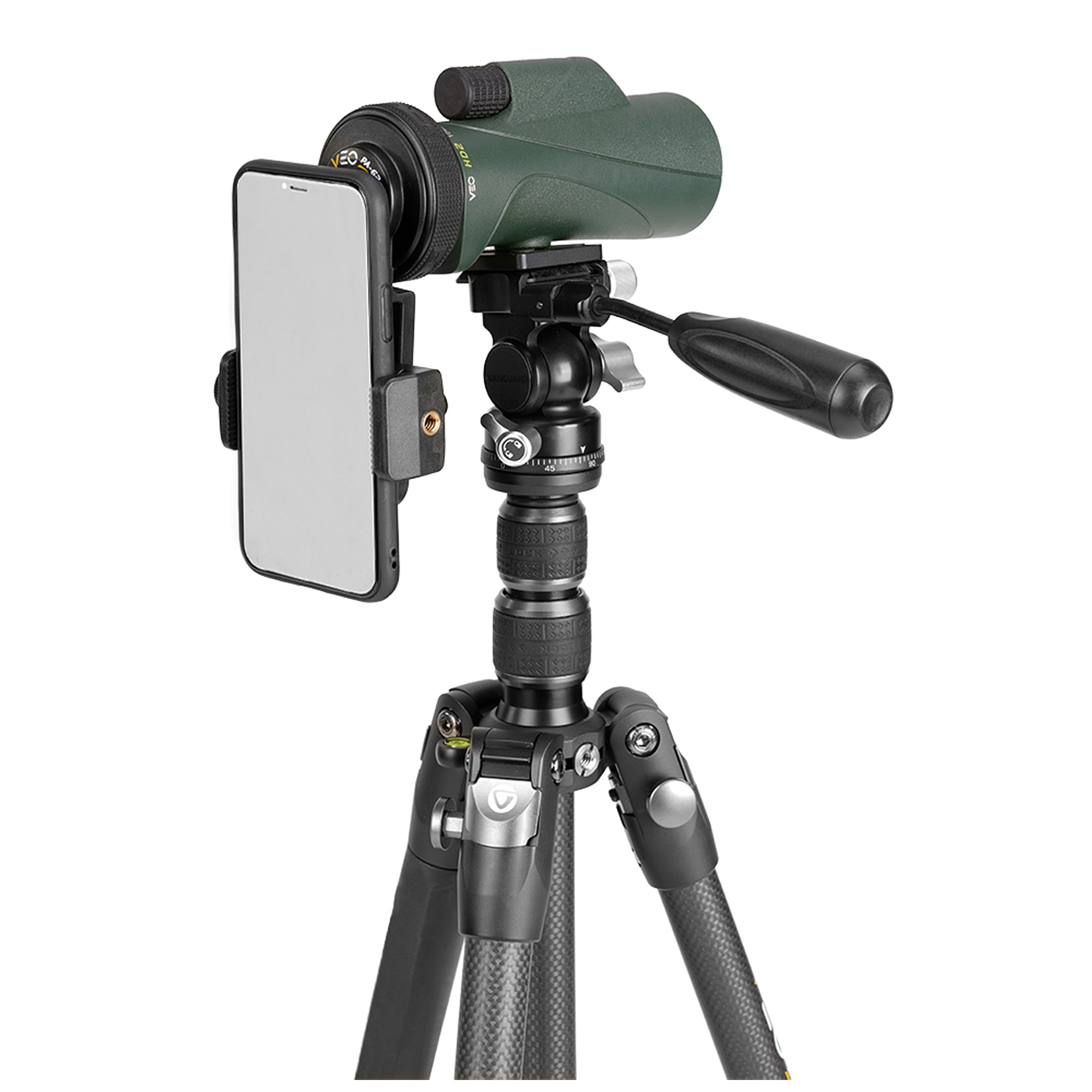 Universal Digiscoping Smartphone Adapter Kit with Bluetooth Remote - Compatible with VEO PA 62 for Bird Watching, Hunting & Outdoor Photography