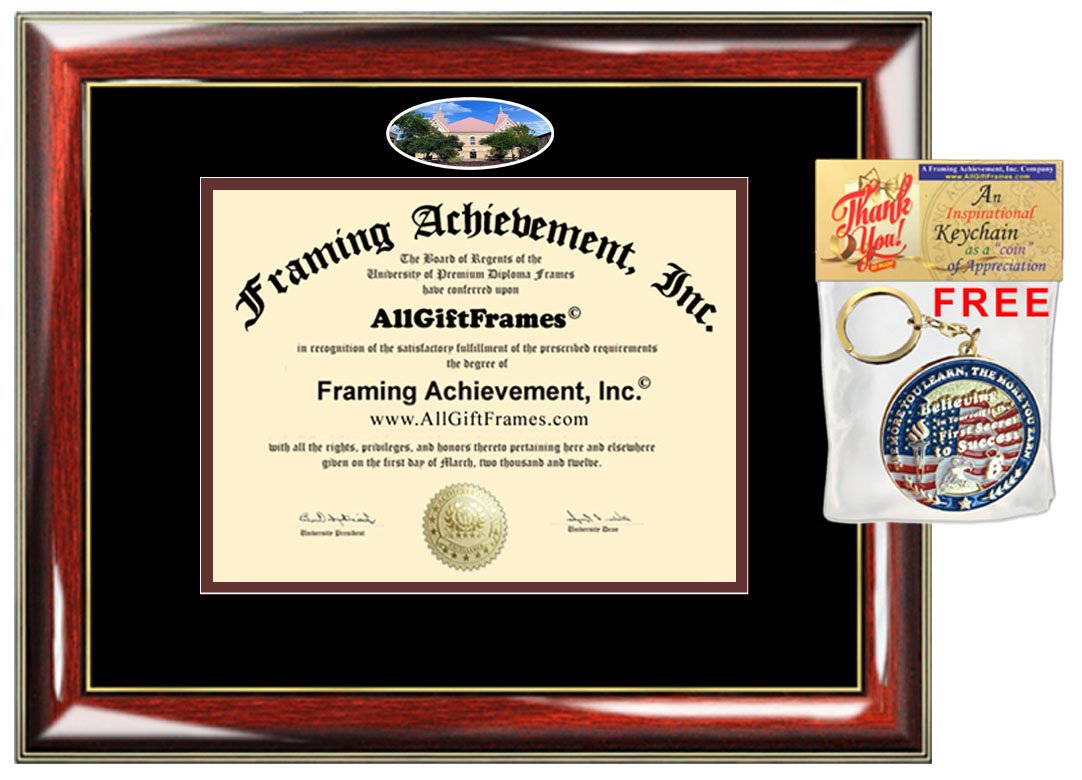 Texas State University Diploma Frame - Custom TSU San Marcos Degree Display for Bachelor, Master, MBA, Doctorate & PhD Certificates - Perfect Graduation Gift & Wall Decor for Office or Home