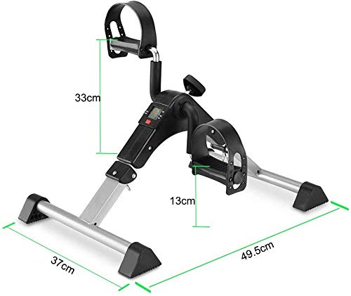 Mini Exercise Bike for Seniors - Portable Pedal Exerciser for Leg & Arm Recovery - Fitness Rehab Equipment with Digital Display - Perfect for Home, Office & Physical Therapy