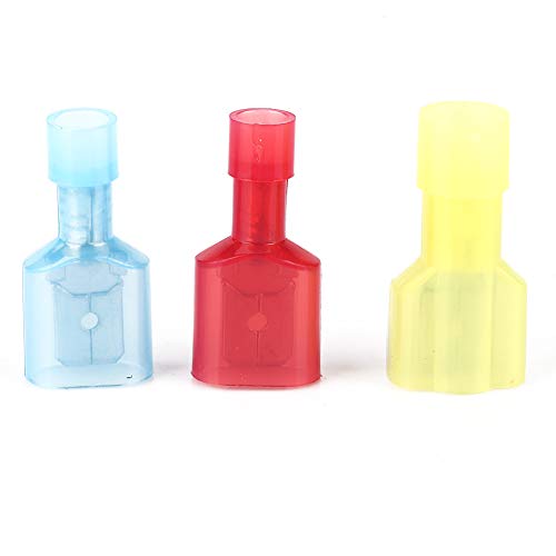 60pcs T Tap Electrical Connectors - Quick Splice Wire Connectors, Insulated Wire Terminals for Automotive, Home & DIY Electrical Wiring Projects
