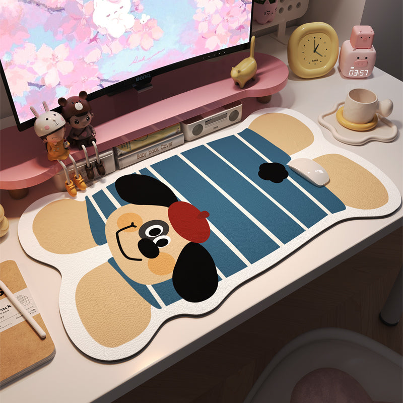 Customizable Large Mouse Pad for Laptop & Office Desk - Non-Slip Computer Keyboard Mat with Ergonomic Design for Gaming, Work & Study | Home & Office Workspace Essential