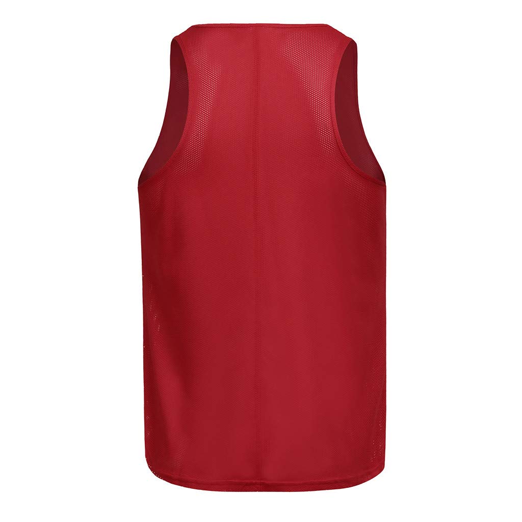 Breathable Sleeveless Workout Shirt for Men - Lightweight Mesh Gym Tank Top for Bodybuilding & Fitness Training - Ideal for Weightlifting, Running, and CrossFit