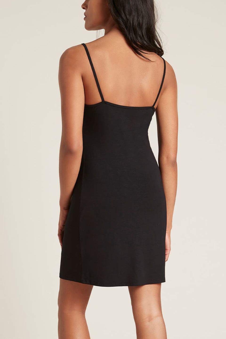 Elegant Black Slip Dress for Women - Perfect for Everyday Wear, Date Nights & Layering