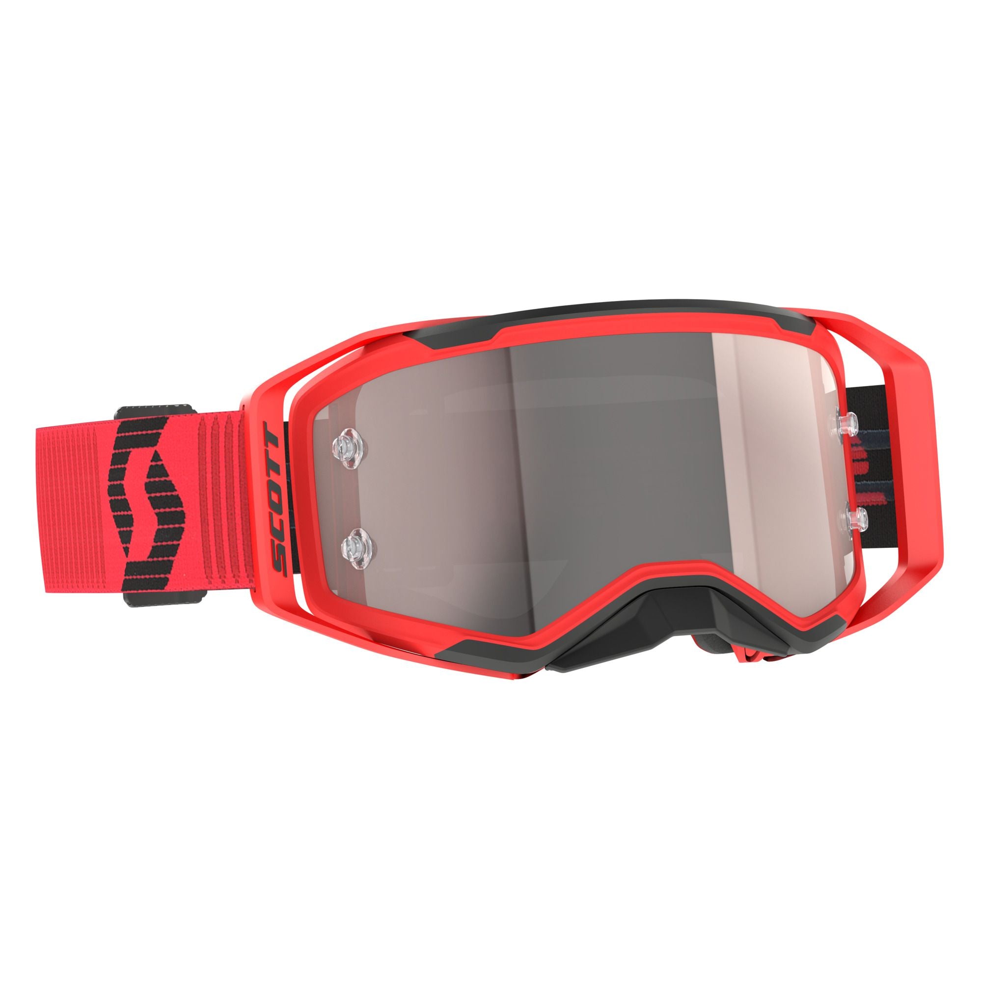 Red Black-Chrome Silver