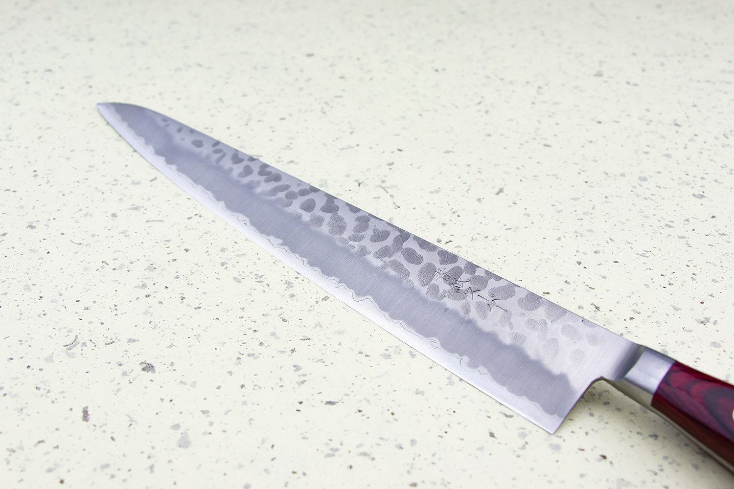 Tsunehisa AS/S Shi Tsuchime Migaki Western Sujihiki Knife 240mm - High Carbon Steel Japanese Slicing Knife for Meat, Sushi & Roasts - Perfect for Chefs & Home Cooking