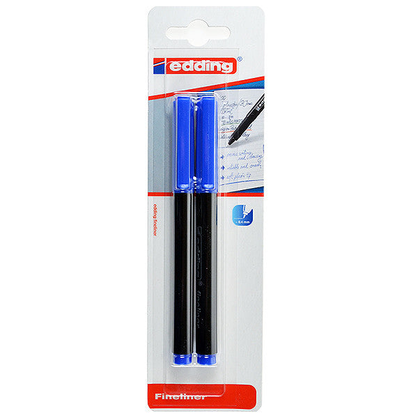 edding Fineliner Handwriting Pen Set of 2 - Premium Fine Tip Markers for Journaling, Note Taking & Art Projects - Perfect for Bullet Journals, Sketching & Calligraphy