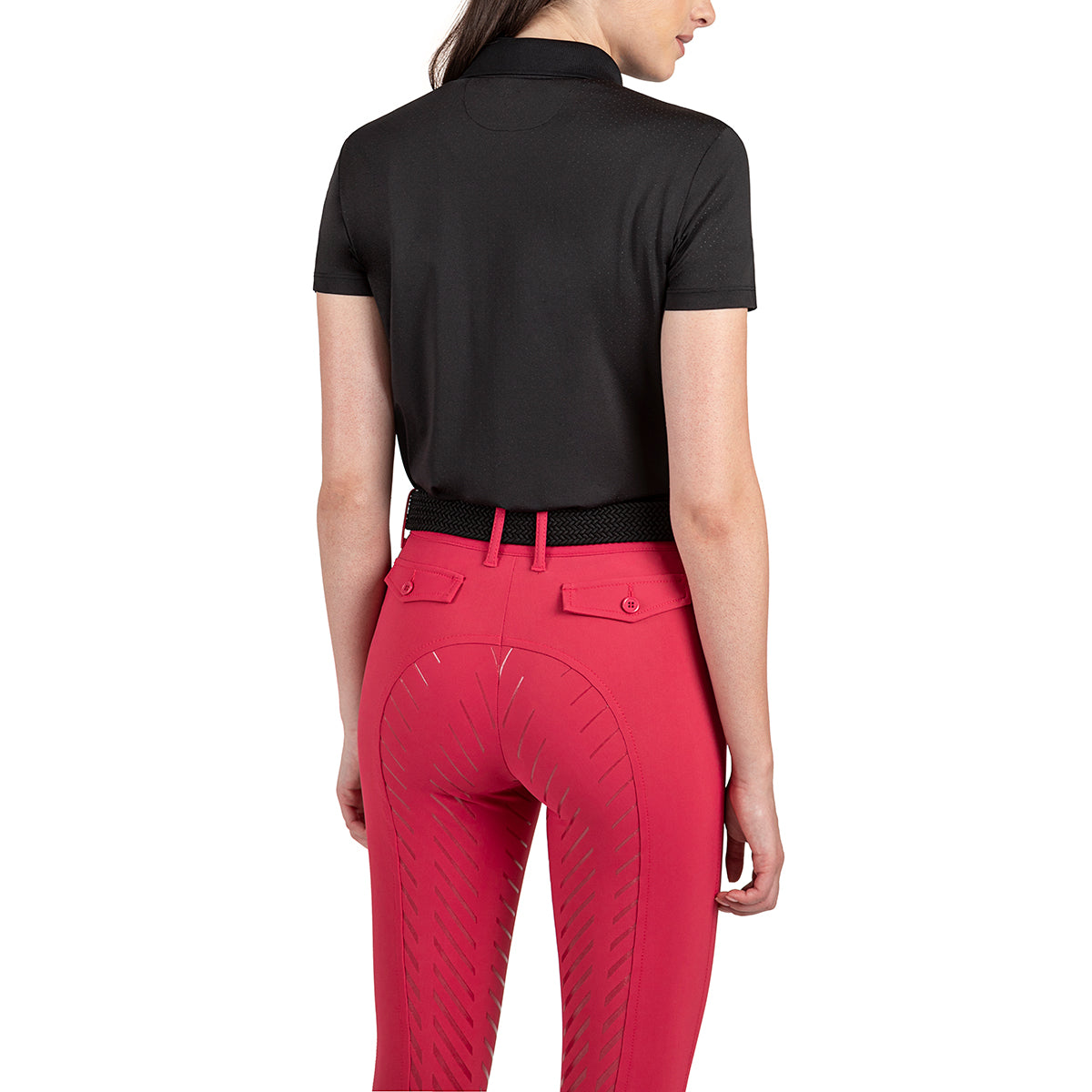 Equiline Women's CarenC Polo Shirt - Breathable Cotton, Slim Fit, Short Sleeve Top for Casual & Work Wear | Perfect for Office, Golf & Everyday Outfits