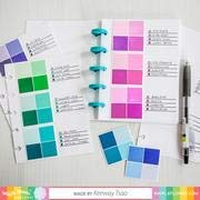 Waffle Flower Color Combos A2 Panel Die - Floral Scrapbooking Die Cut for Card Making, DIY Crafts, and Paper Art Projects