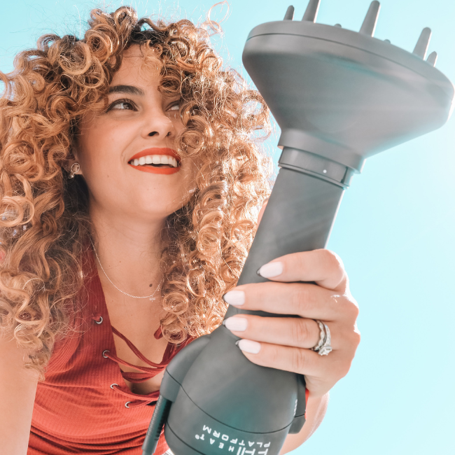 Professional Ionic Blow Dryer for Salon-Quality Hair at Home - Lightweight, Handle-Free Design for Effortless Styling - Perfect for Travel, Gym & On-the-Go Use
