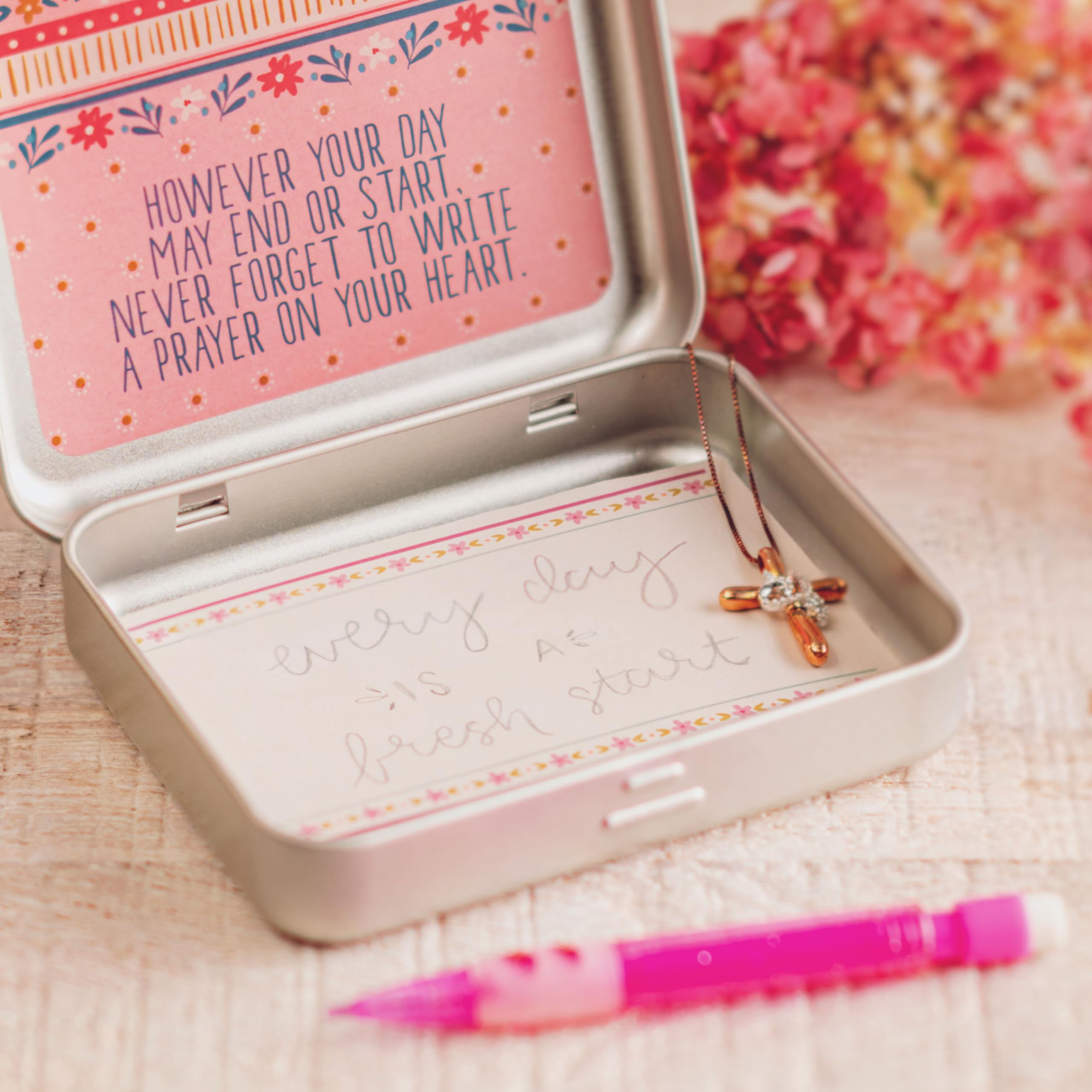 Karma Sentiment Box - Prayer & Encouragement Note Taking Box for Positive Thoughts, Gratitude Journal & Daily Affirmations | Perfect for Meditation, Mindfulness & Spiritual Growth