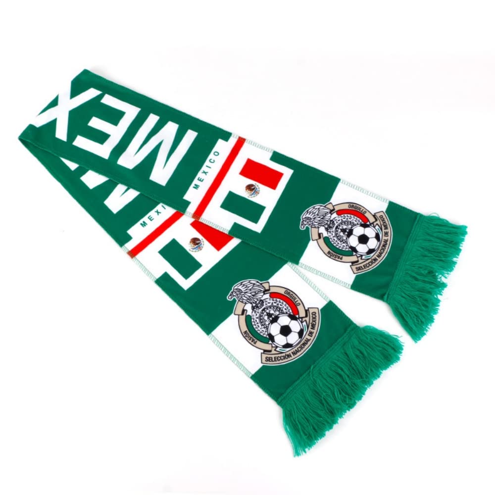 2-Pack Soccer National Team Scarves - Double-Sided Logo Print for Fans - Top 40 World National Teams - Perfect for Games, Tailgating & Fan Support