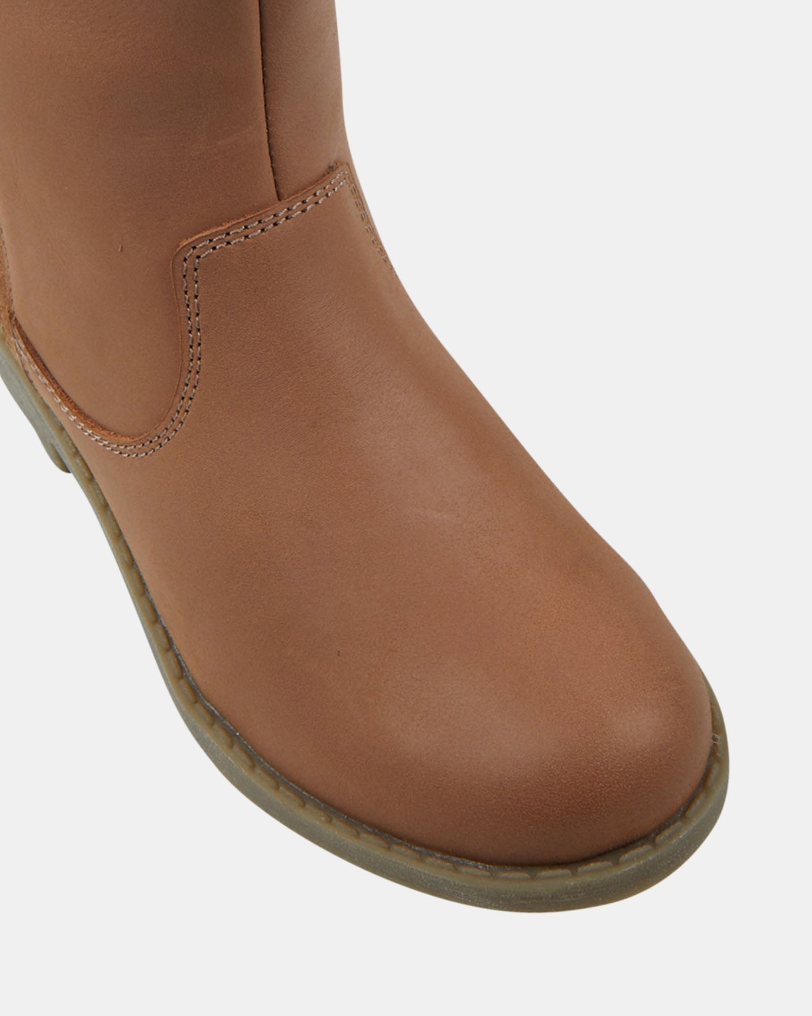 Gianna Women's Tan Leather Ankle Boots - Stylish & Comfortable for Fall, Winter & Casual Outfits