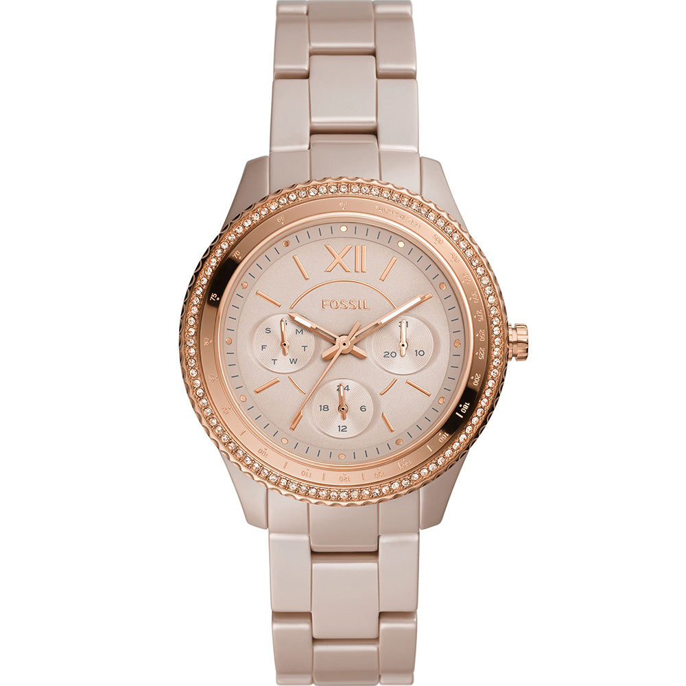 Fossil Stella CE1112 Women's Leather Watch - Stylish & Elegant Timepiece for Everyday Wear, Office & Casual Outfits