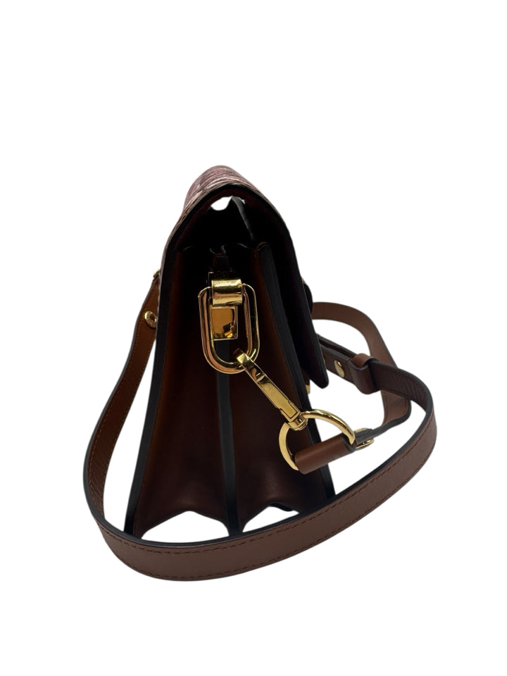 Authentic Louis Vuitton Dauphine Crossbody Bag - Burgundy Jacquard Since 1854 Canvas - Luxury Designer Handbag for Women, Perfect for Work, Travel & Evening Events