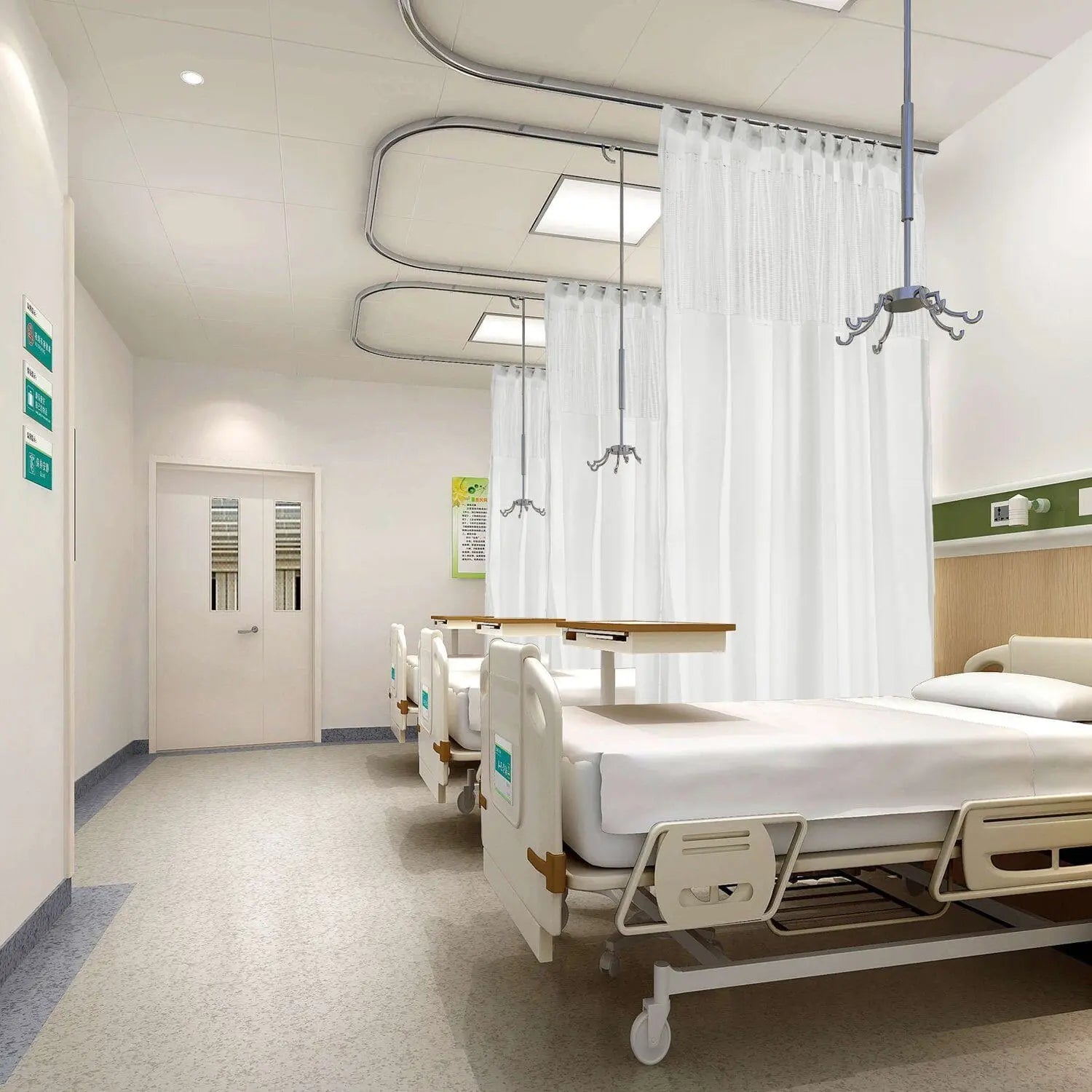 Medical Grade Cubicle Curtains for Clinics, Hospitals, SPA & Labs - Privacy Screen for Patient Rooms, Examination Areas & Healthcare Facilities
