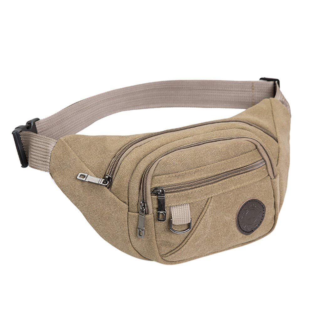 Jiaye Waterproof Fanny Pack for Men - Multifunctional Waist Bag with Phone Pocket - Perfect for Outdoor Activities, Travel, and Running