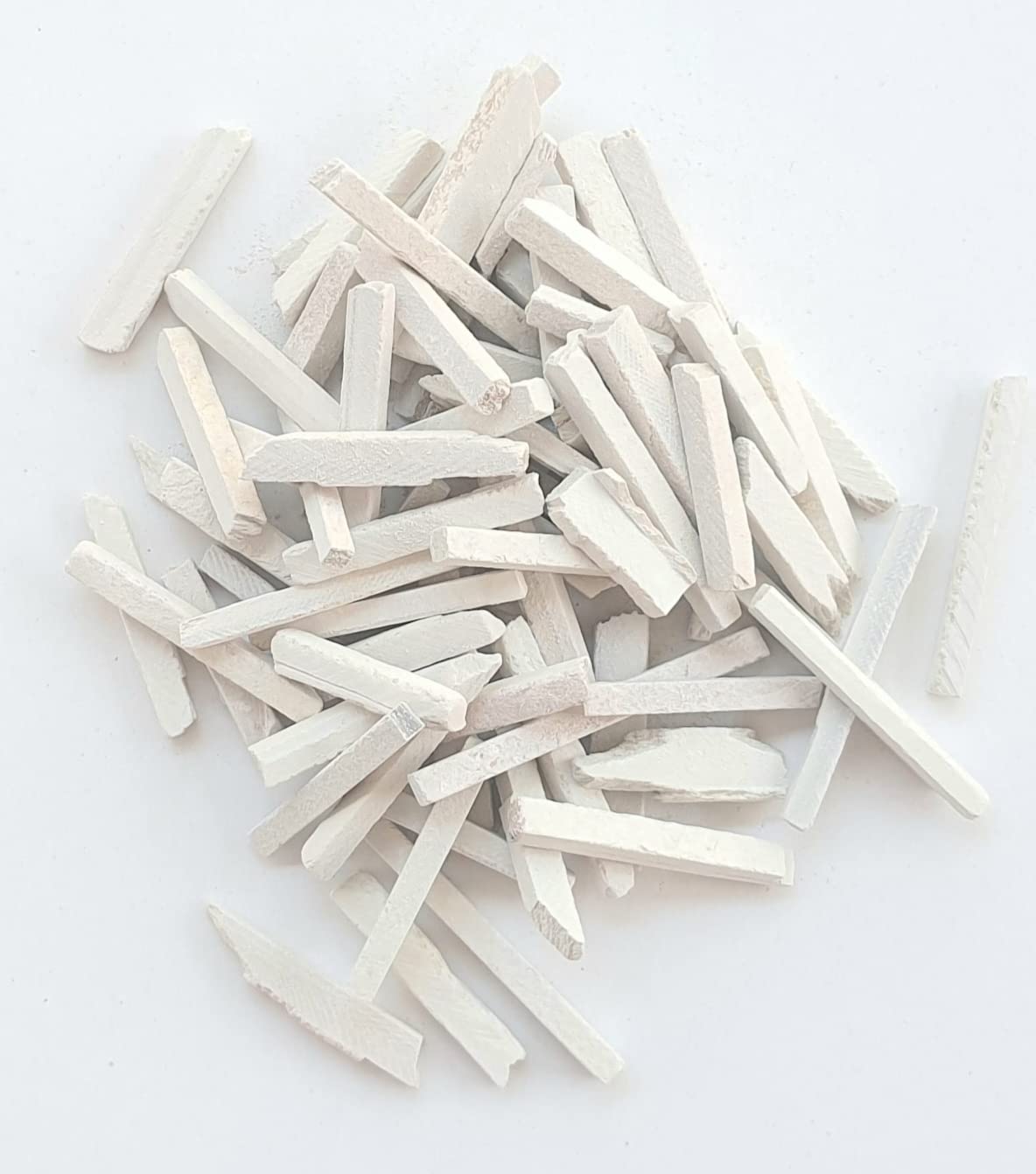 Natural White Slate Chalk Pencils - Thick & Durable (250g) for Kids, Teachers & Artists - Perfect for School, Classroom & Home Use