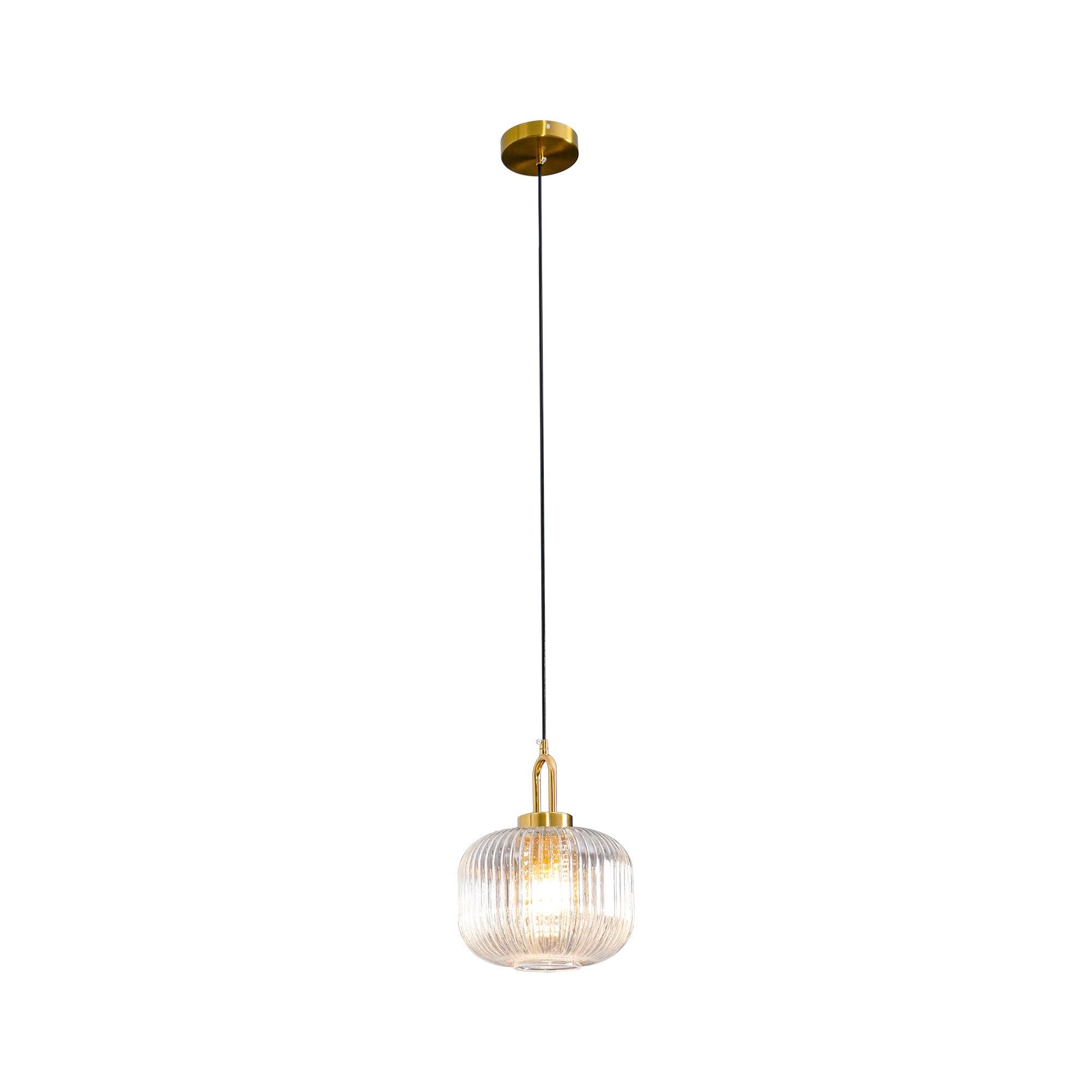 Modern Covent Pendant Light - Adjustable Hanging Chandelier for Kitchen Island, Dining Room & Bedroom - Industrial Vintage Ceiling Lighting Fixture with Edison Bulbs