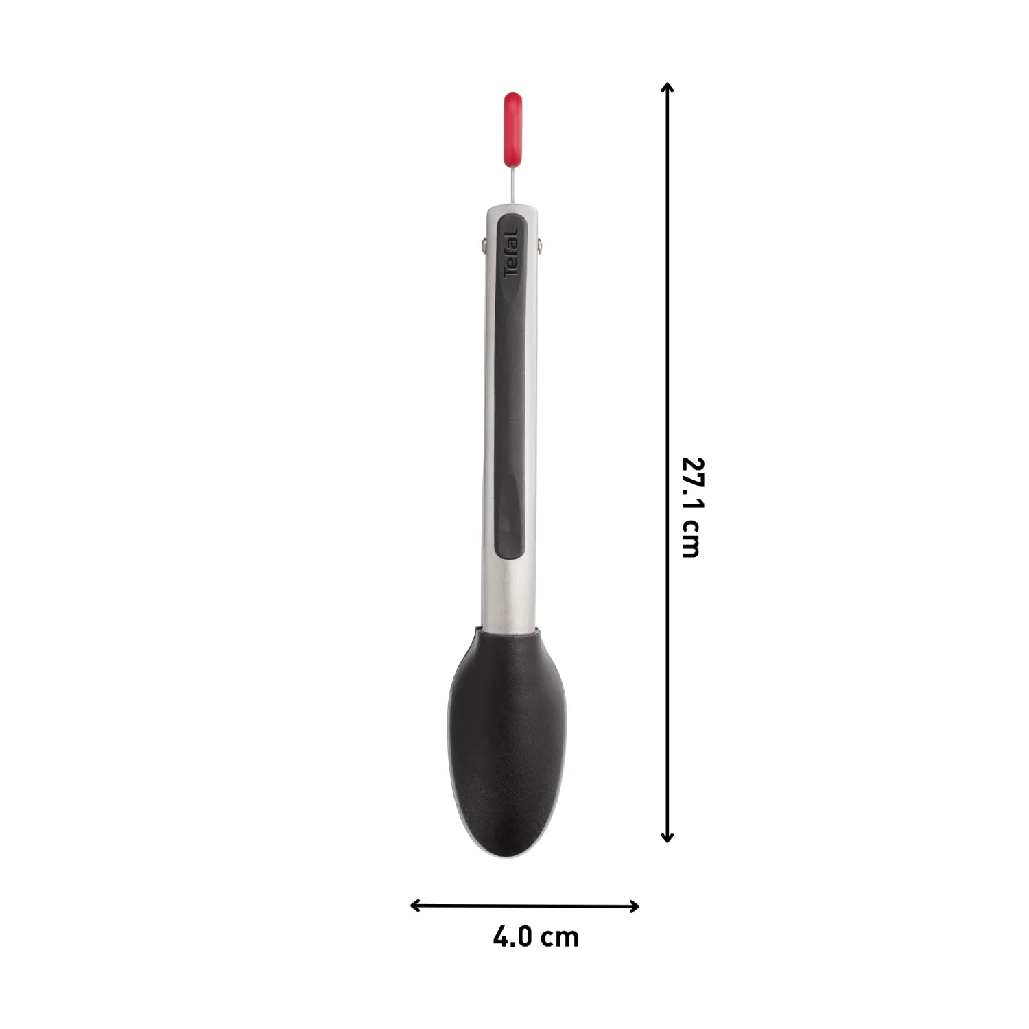 Tefal Ingenio K1182004 Stainless Steel Nylon Tipped Kitchen Tongs - Perfect for Grilling, Serving, and Cooking with Non-Scratch Protection