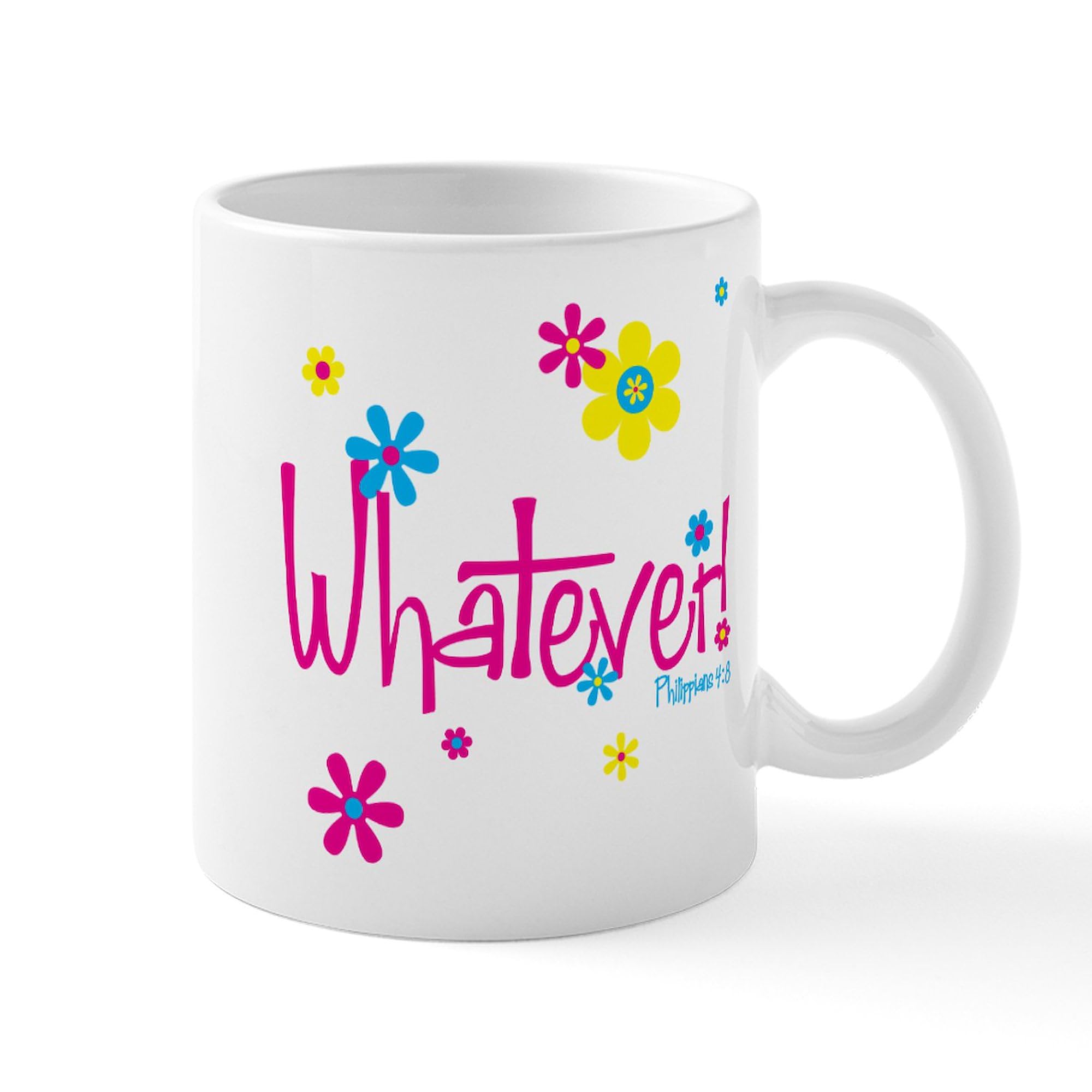 11 oz (325 ml) Ceramic Coffee Mug - Funny 'Whatever!' Design by CafePress | Perfect for Office, Home & Gifts