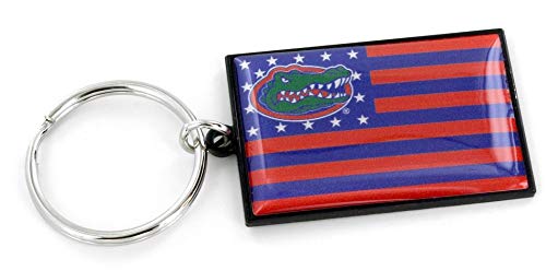 Aminco NCAA Unisex Americana Flag Keychain - Durable & Stylish Key Ring for Fans, Gifts, and Everyday Use