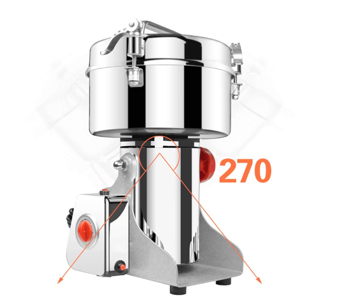 500g Electric Grain Grinder Mill for Cereal, Spice, Herb - Superfine Powder Machine 110V/220V - Perfect for Home Kitchen, Coffee, Baking & DIY Spice Blends