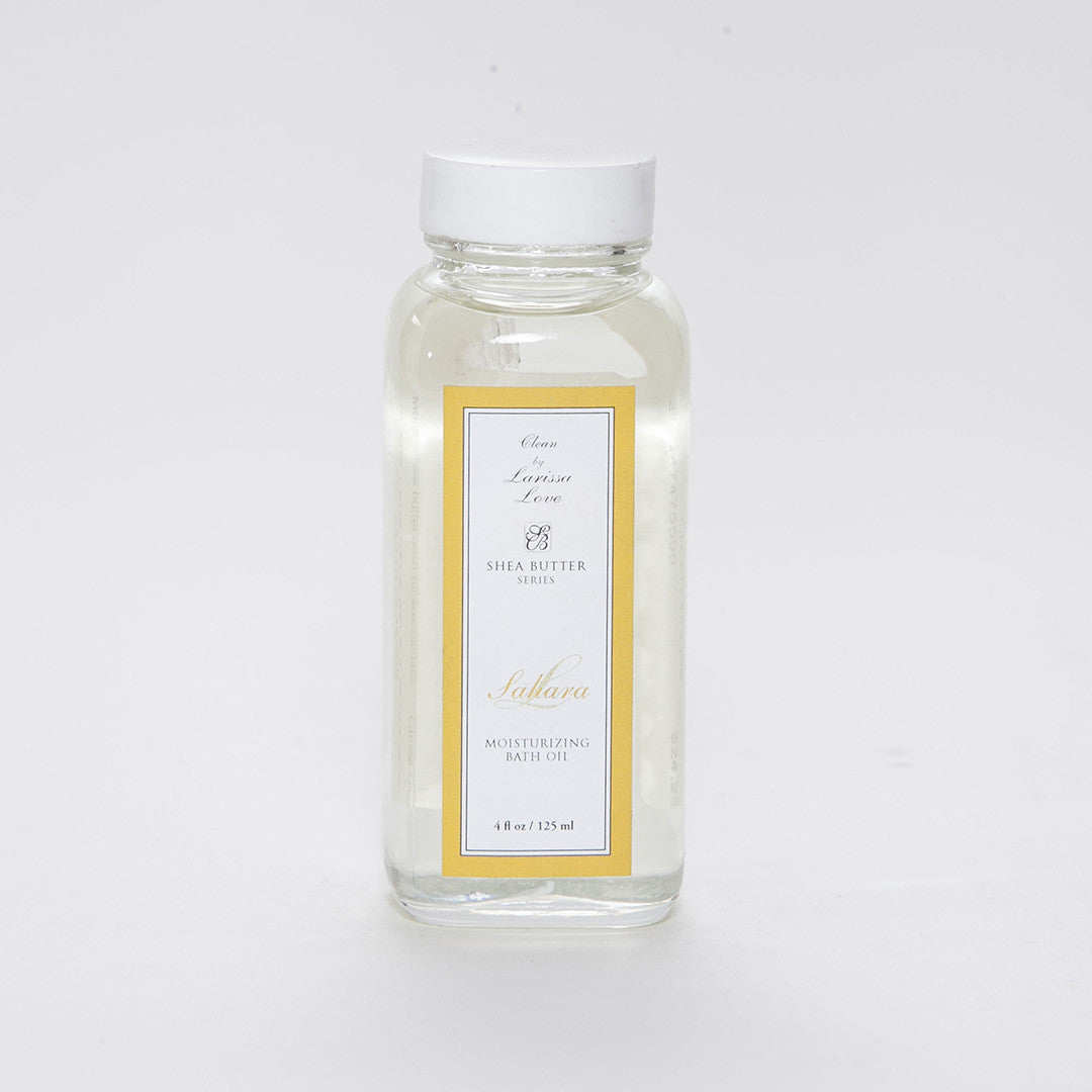 Pure Organic Sahara Shea Bath Oil for Dry Skin - Hydrating & Moisturizing Body Oil for Relaxing Bath & Massage - Perfect for Spa, Self-Care & Gift Giving