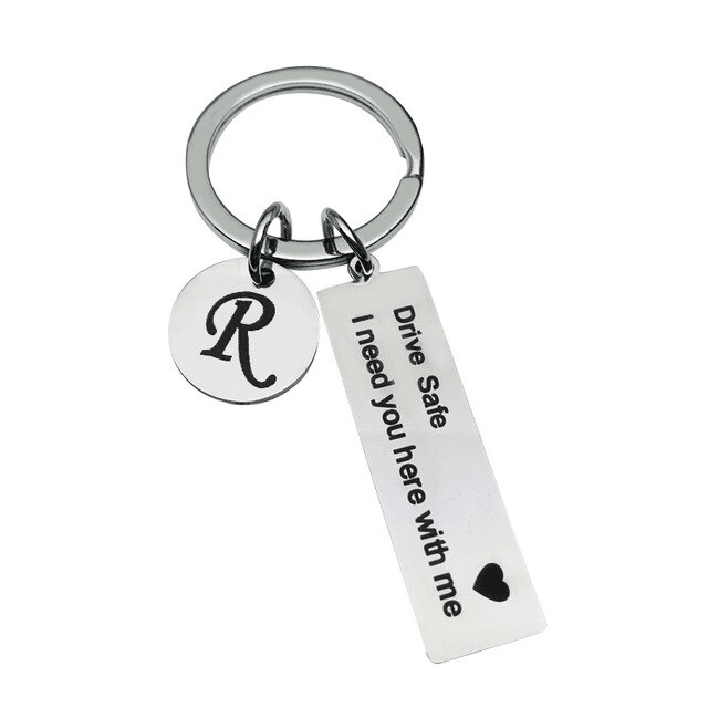 Drive Safe Keychain - Car Safety Key Holder for Keys & Keyrings - Perfect for Drivers, Commuters & Road Trips