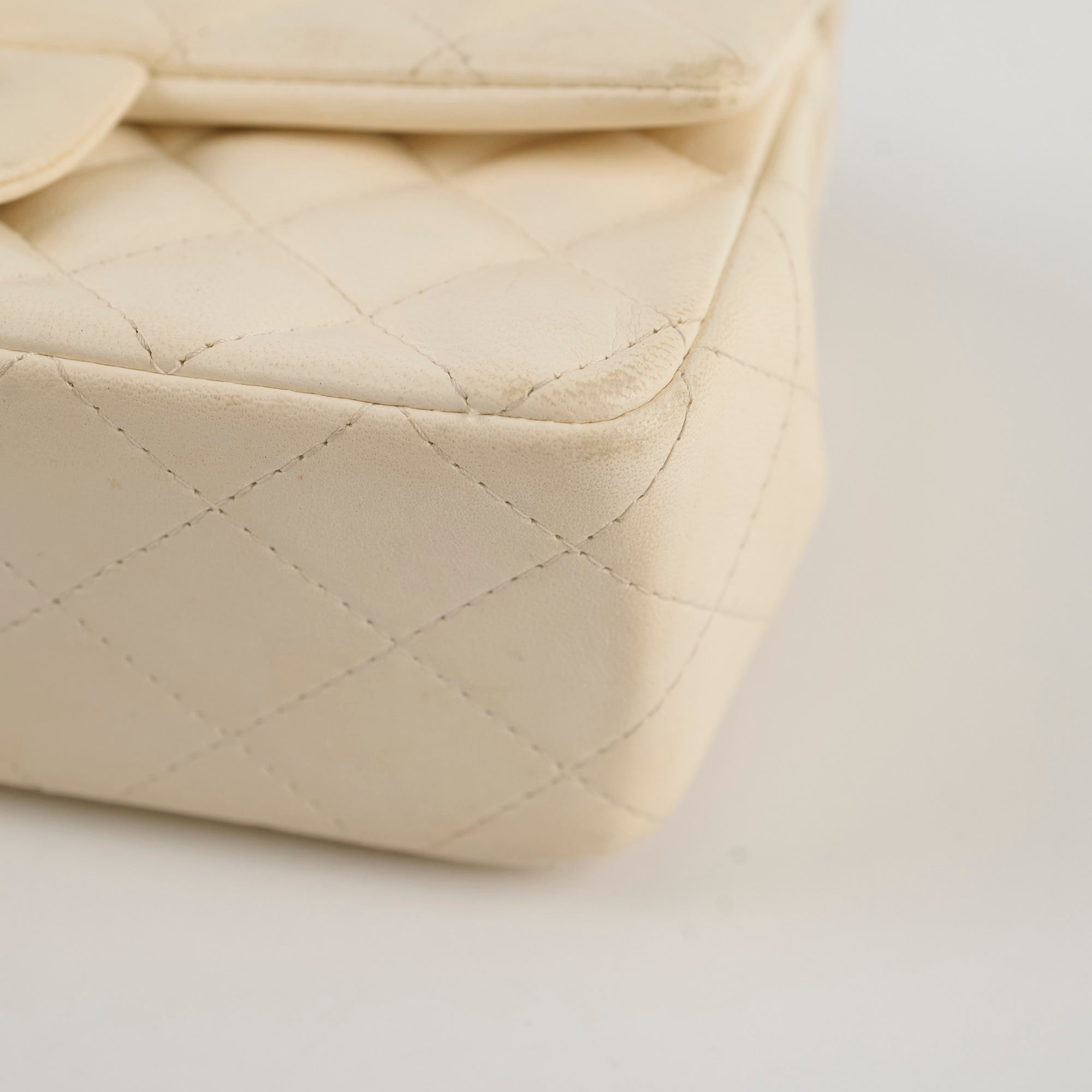 Chanel Mini Rectangular Lambskin Ivory Microchip Bag - Luxury Designer Crossbody Purse for Women, Perfect for Parties, Date Nights & Special Occasions