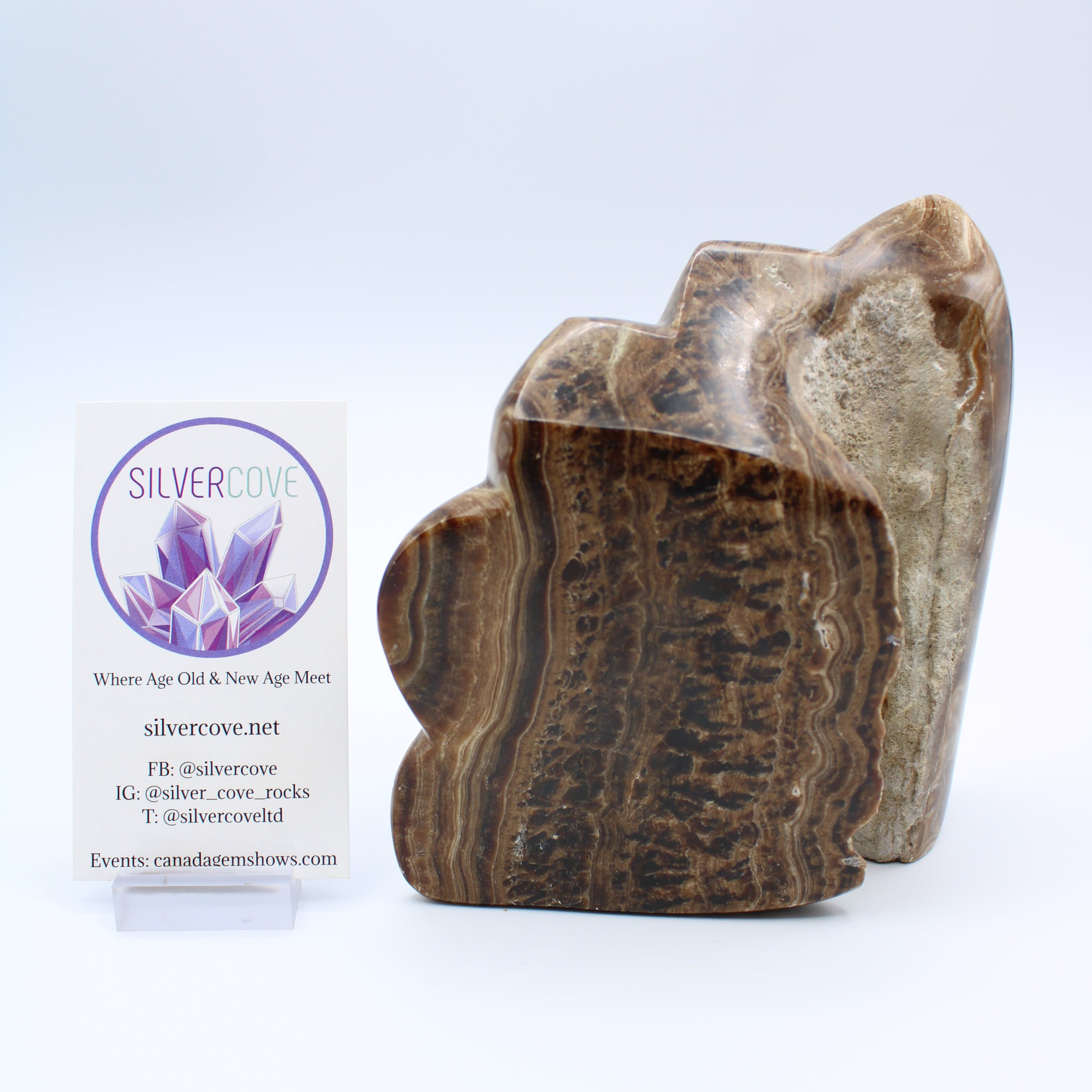 Natural Brown Onyx Free Form Stone - Healing Crystal for Meditation, Home Decor & Jewelry Making | Perfect for Spiritual Gifts, Yoga & Feng Shui