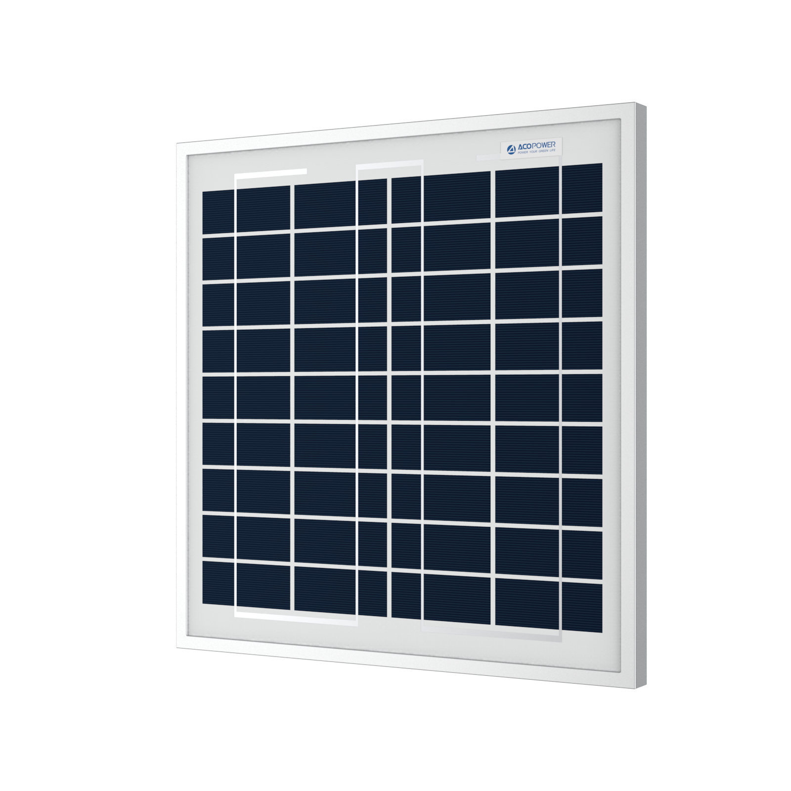 ACOPower 15W Polycrystalline Solar Panel - 12V Battery Charger for RV, Boat, Camping & Off-Grid Power Supply | Portable Solar Charging Solution for Outdoor Adventures