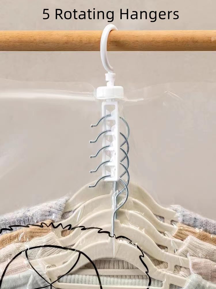 Large Vacuum Storage Bags for Clothes - 6 Pack Reusable Hanging Space Bags (53.1x27.6 inch) - Perfect for Winter Coats, Dresses & Garment Protection | Ideal for Closet Organization & Seasonal Storage