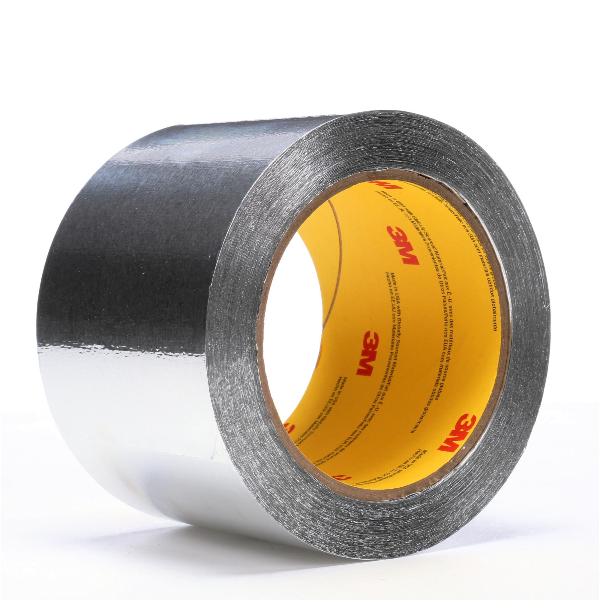 3M Aluminum Foil Tape 425 - Heavy Duty Silver HVAC Tape (48