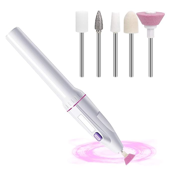 OCTOPUSPRIME 5-in-1 Electric Nail Trimming Kit - Professional Manicure Pedicure Set with Nail Grinder Drill, Polish & Grooming Tools for Salon & Home Use | Perfect for Nail Art, Shaping & Polish Application