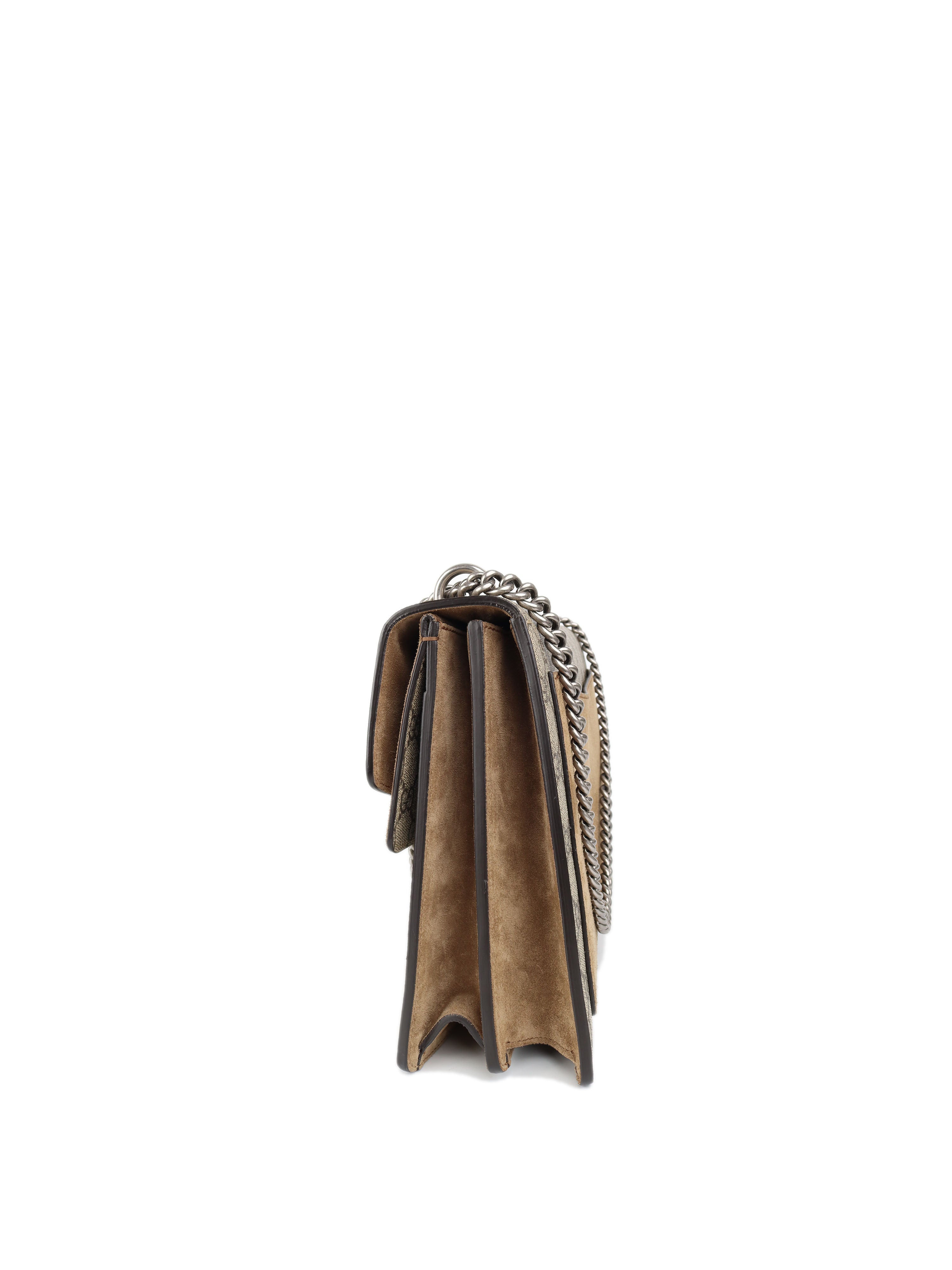 Gucci Medium Dionysus GG Supreme Shoulder Bag for Women - Luxury Designer Crossbody Bag with Chain Strap - Perfect for Work, Travel & Evening Events