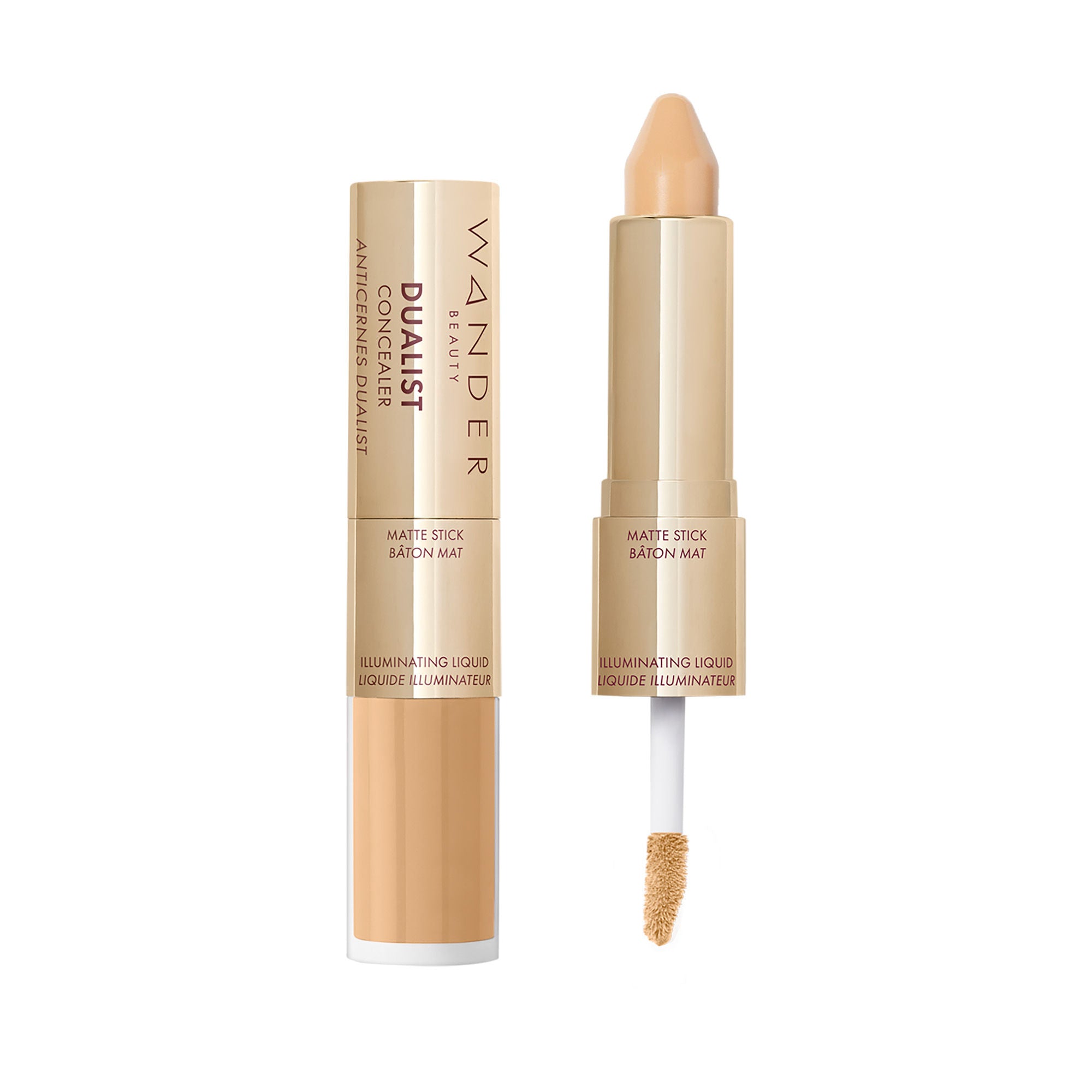 Dualist Matte and Illuminating Concealer - Full Coverage Makeup for Dark Circles & Blemishes | Perfect for Everyday Wear & Special Occasions