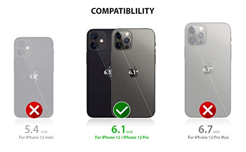 ZUSLAB iPhone 12 / iPhone 12 Pro Case - Shockproof Armor Bumper with Pattern Design, Heavy Duty Protective Cover (Nebula Mandala) - Perfect for Outdoor Activities, Travel & Daily Protection