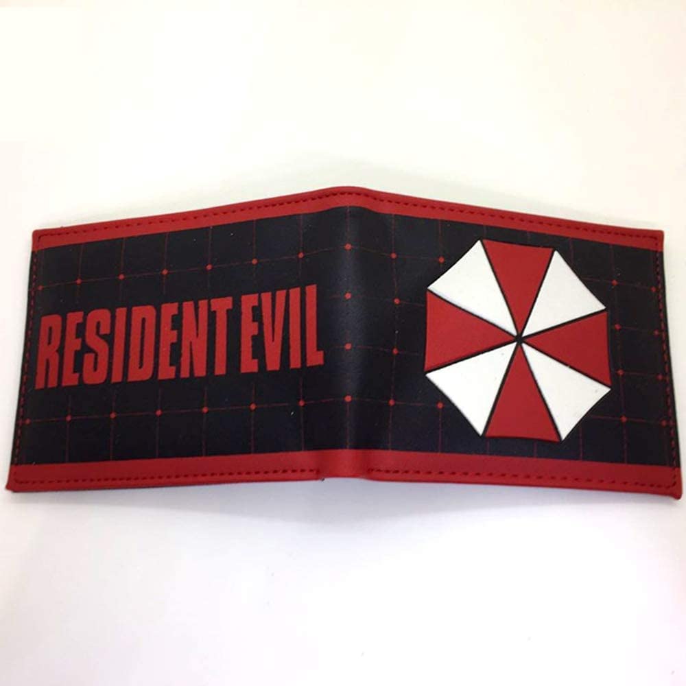 Resident Evil Anime Wallet - Stylish Umbrella Logo Card Holder for Men & Women | Perfect for Cosplay, Conventions & Everyday Use