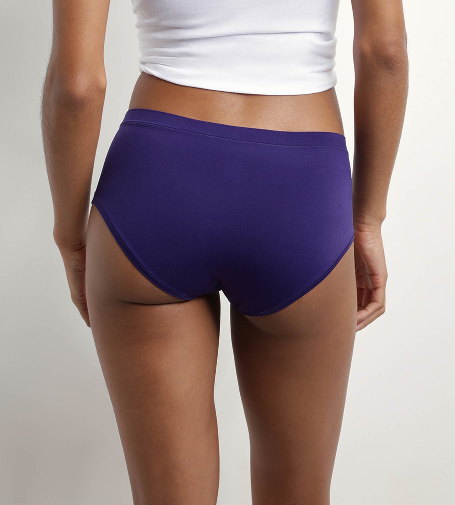 2 Pack Women's Microfiber Shorts - Fuchsia & Violet | Oh My Dim's | Perfect for Yoga, Gym & Lounge Wear