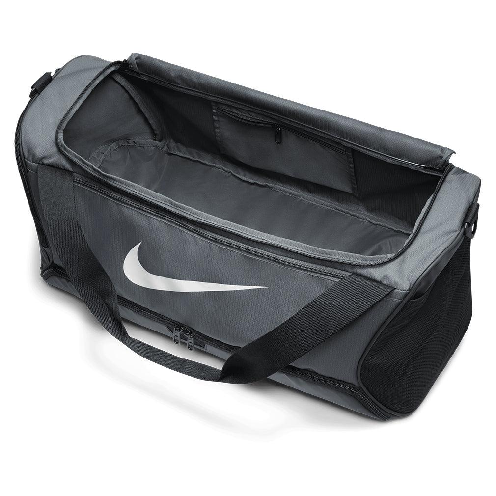 Brasilia 9.5 Training Duffel Bag 60L Medium - Waterproof Gym Bag for Men & Women, Durable Sports Duffel with Shoulder Strap - Perfect for Gym, Travel, Workout & Sports Gear Storage (Iron Grey/Black)