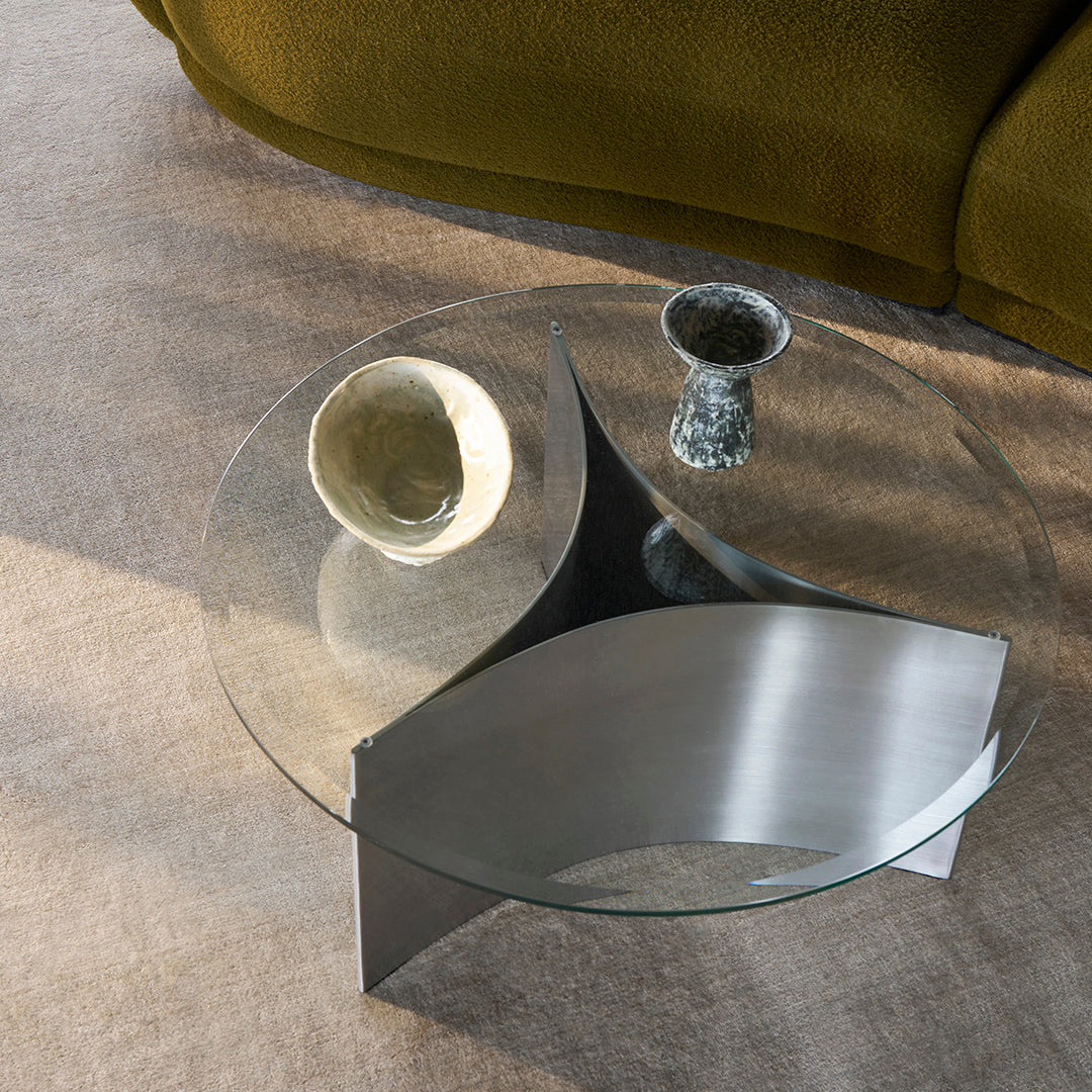 Modern Arc Coffee Table - Mid-Century Design, Solid Wood, Living Room Centerpiece for Home Decor | Perfect for Lounge, Family Room & Office Spaces