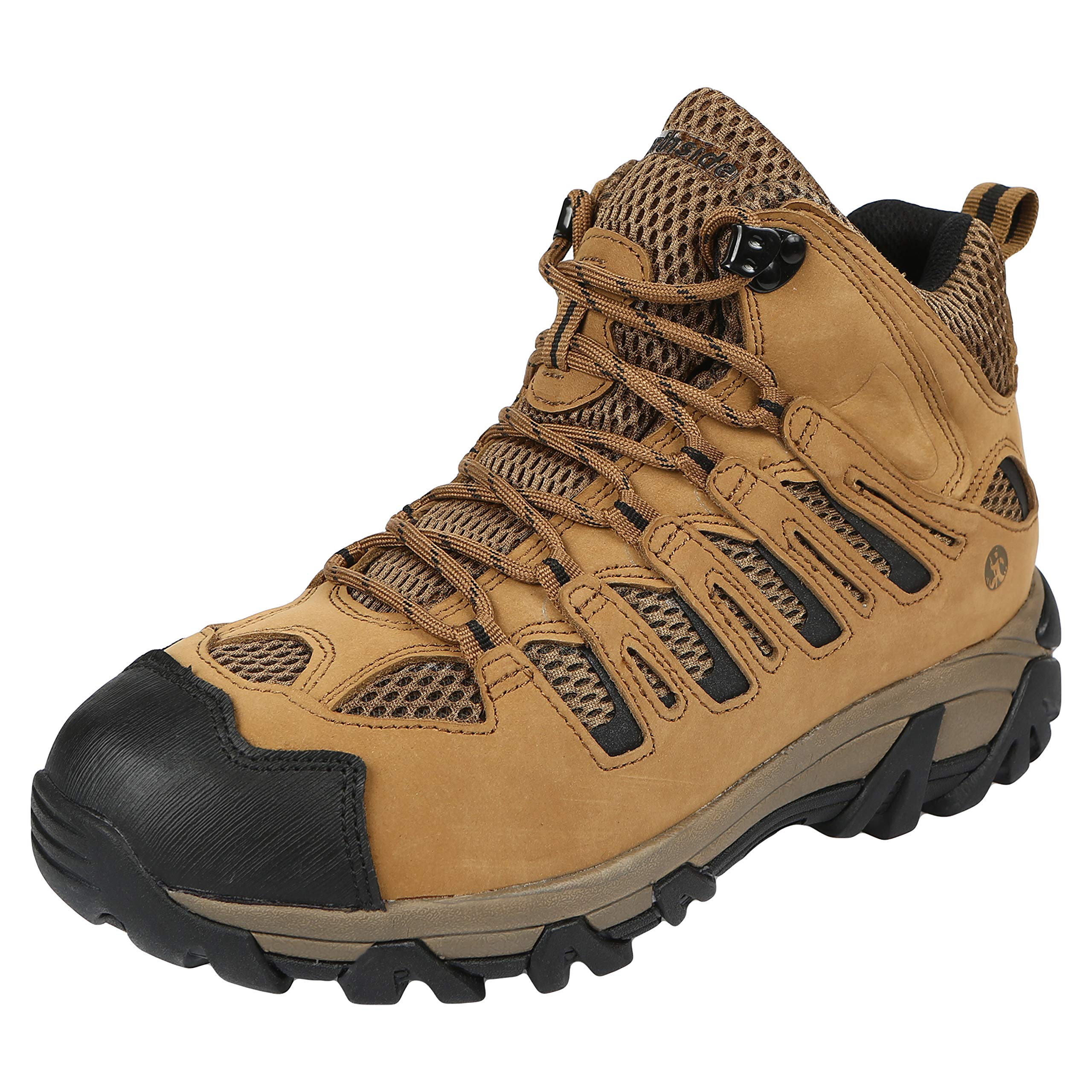 Northside Men's Mid Stimson Ridge Waterproof Hiking Boots - Lightweight Outdoor Trekking Shoes for Men - Perfect for Mountain Trails, Camping & Backpacking Adventures