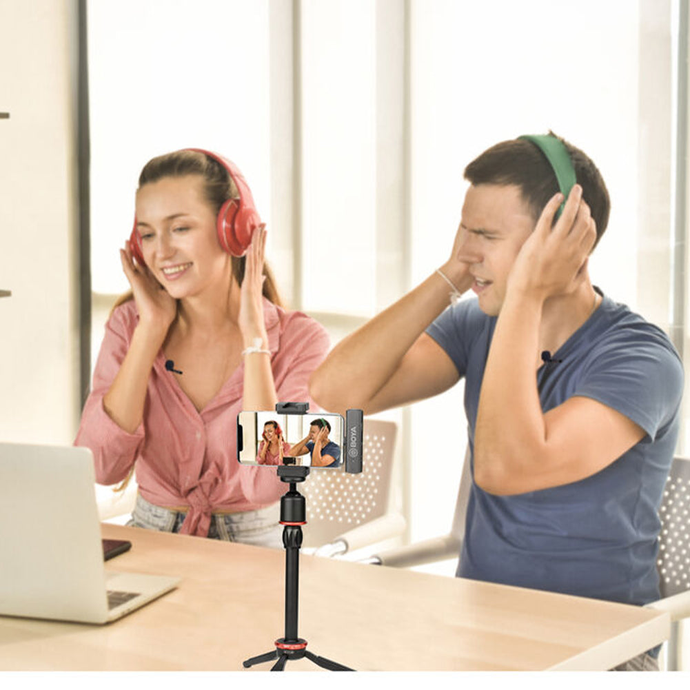 Boya BY WM4 Pro K5 Wireless Lavalier Microphone System - Compatible with Android & USB-C Devices | Ideal for Vlogging, Live Streaming & Interviews (Demo Stock)