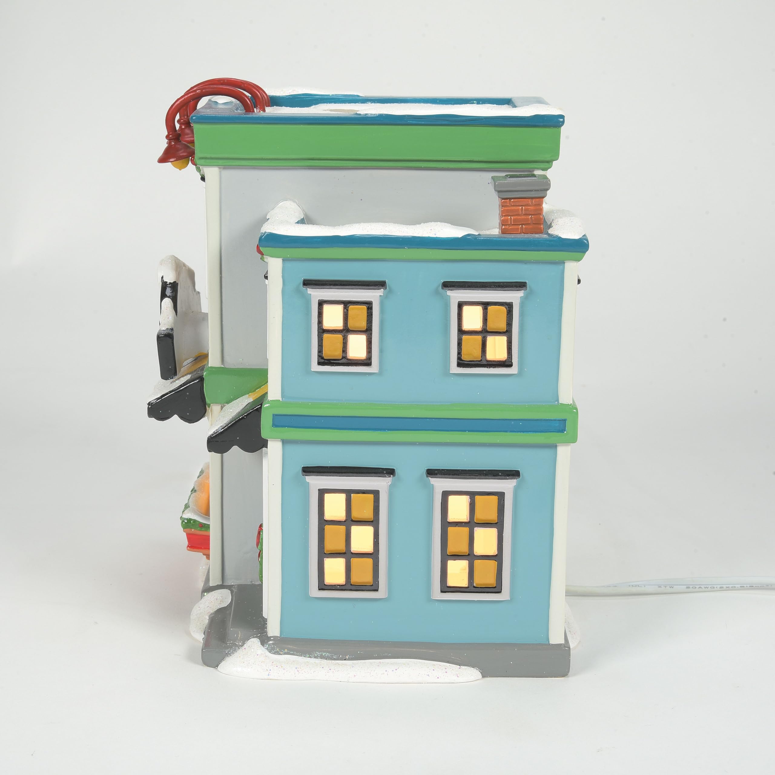 Department 56 Peanuts Village Chuck's Sporting Goods Store Lit Building - 6.81